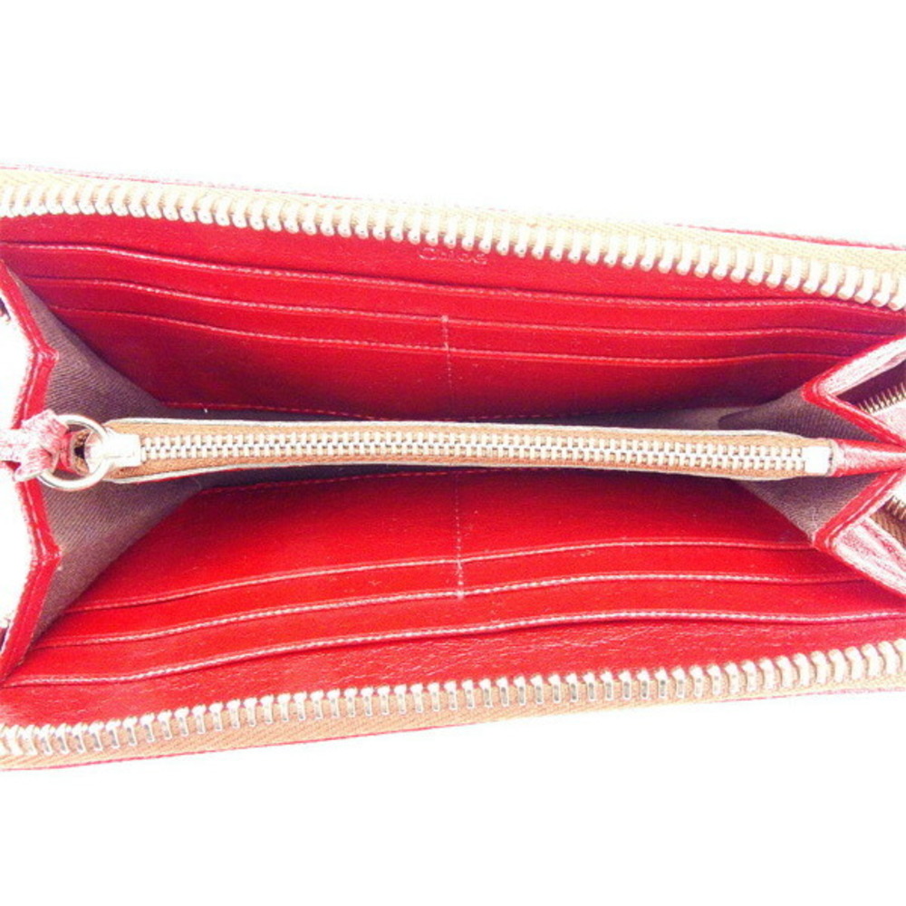 Chloe Wallet Eclipse Black Red Long - image 5